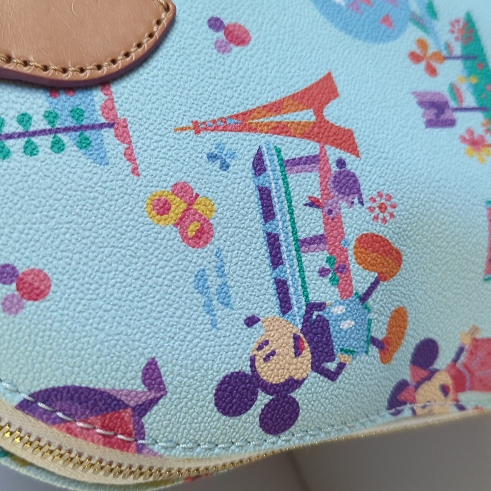Dooney and Bourke Disney Epcot Flower and Garden NWT purse with straps Mickey - Picture 15 of 15